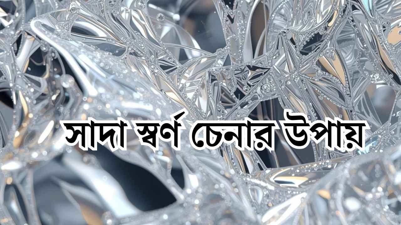 সাদা স্বর্ণ চেনার উপায়