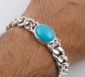 ছেলেদের রুপার ব্রেসলেট