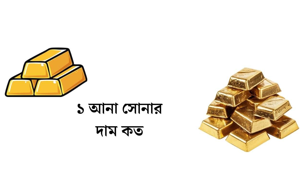 ১ আনা সোনার দাম কত