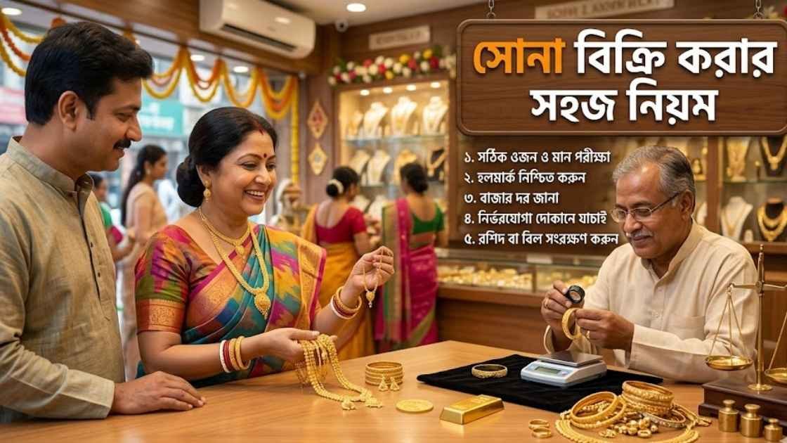 সোনা বিক্রি করার নিয়ম